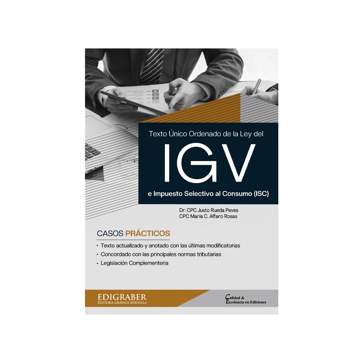 Cubierta del libro TUO del Impuesto General a las Ventas (IGV) e ISC.