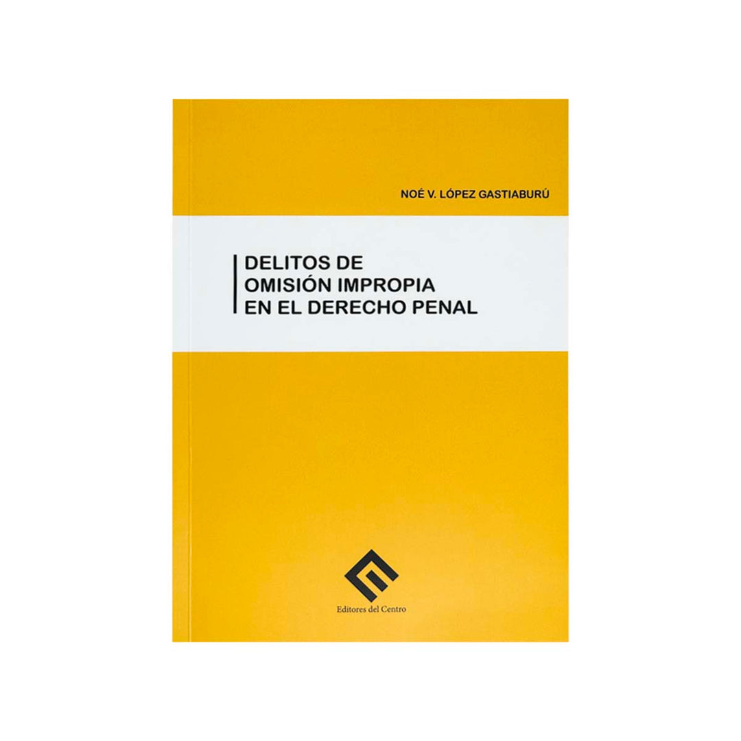Cubierta del libro Delitos de Omisión Impropia en el Derecho Penal.