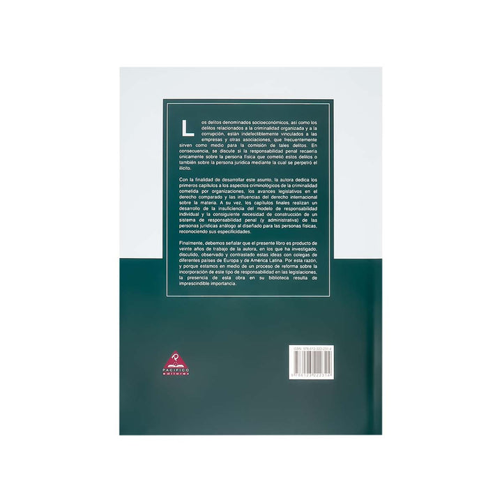 Contracubierta del libro Fundamentos de la Responsabilidad Penal de las Personas Jurídicas.