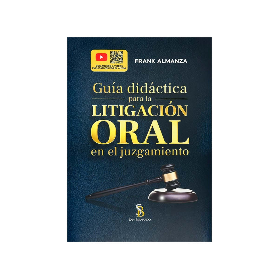 Cubierta del libro Guía Didáctica para la Litigación Oral en el Juzgamiento.