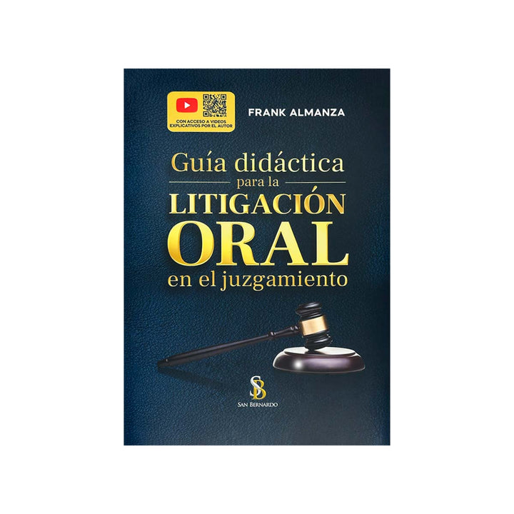 Cubierta del libro Guía Didáctica para la Litigación Oral en el Juzgamiento.