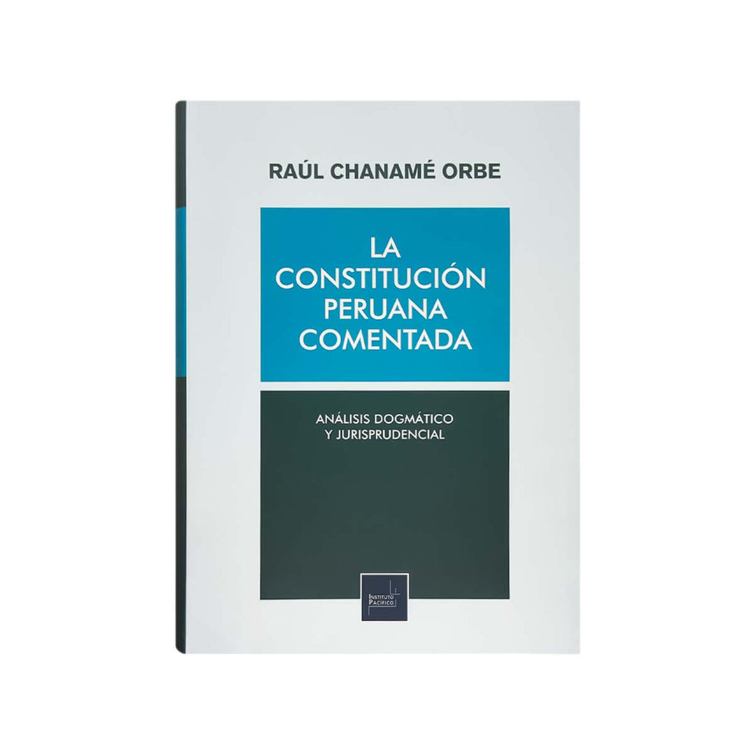 Cubierta del libro La Constitución Peruana Comentada.