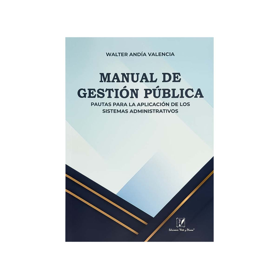 Cubierta del libro Manual de Gestión Pública, de Walter Andía Valencia.