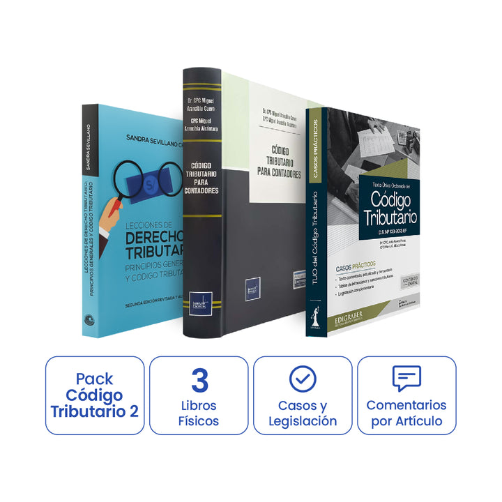Pack Código Tributario Especial