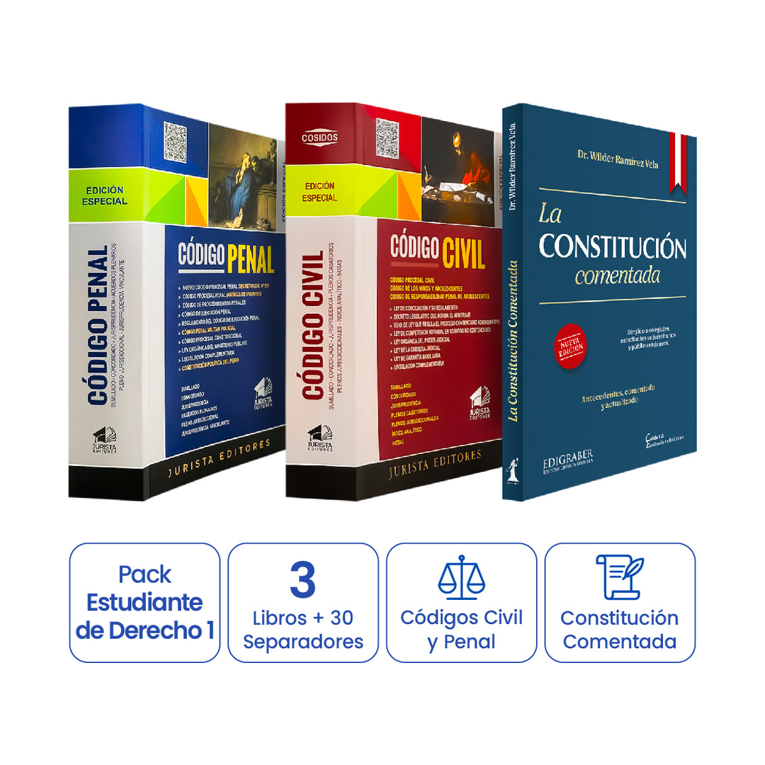 Pack Estudiante de Derecho 1 + Separadores