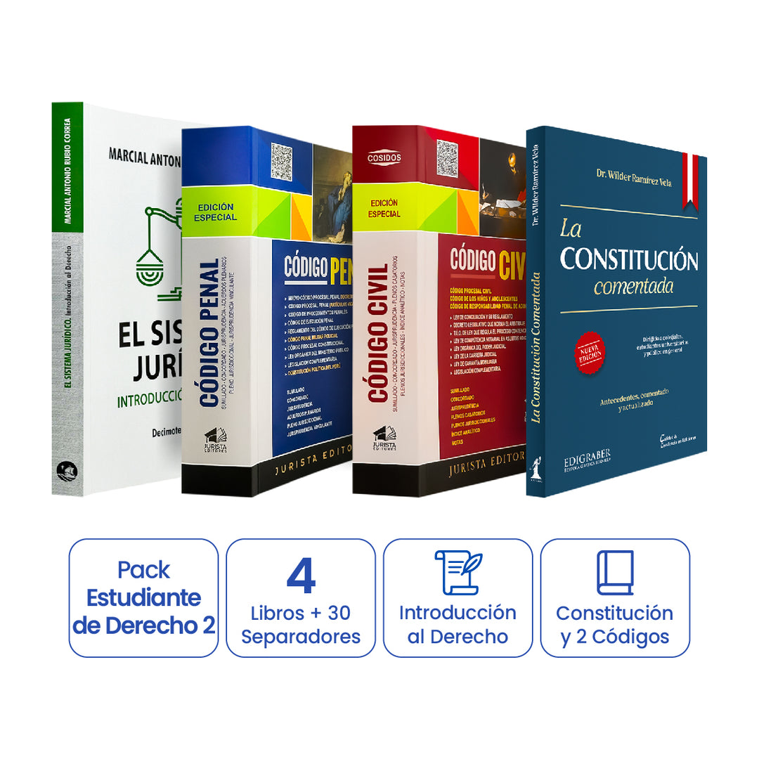 Pack Estudiante de Derecho 2 + Separadores