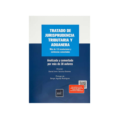 Cubierta del  libro Tratado de Jurisprudencia Tributaria y Aduanera: Más de 30 Autores.