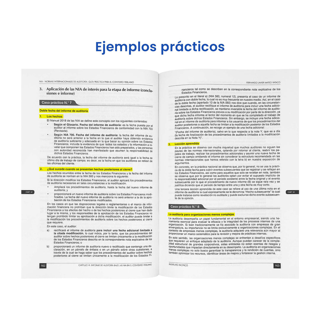 NIA Normas Internacionales de Auditoría: Guía Práctica para el Contexto Peruano