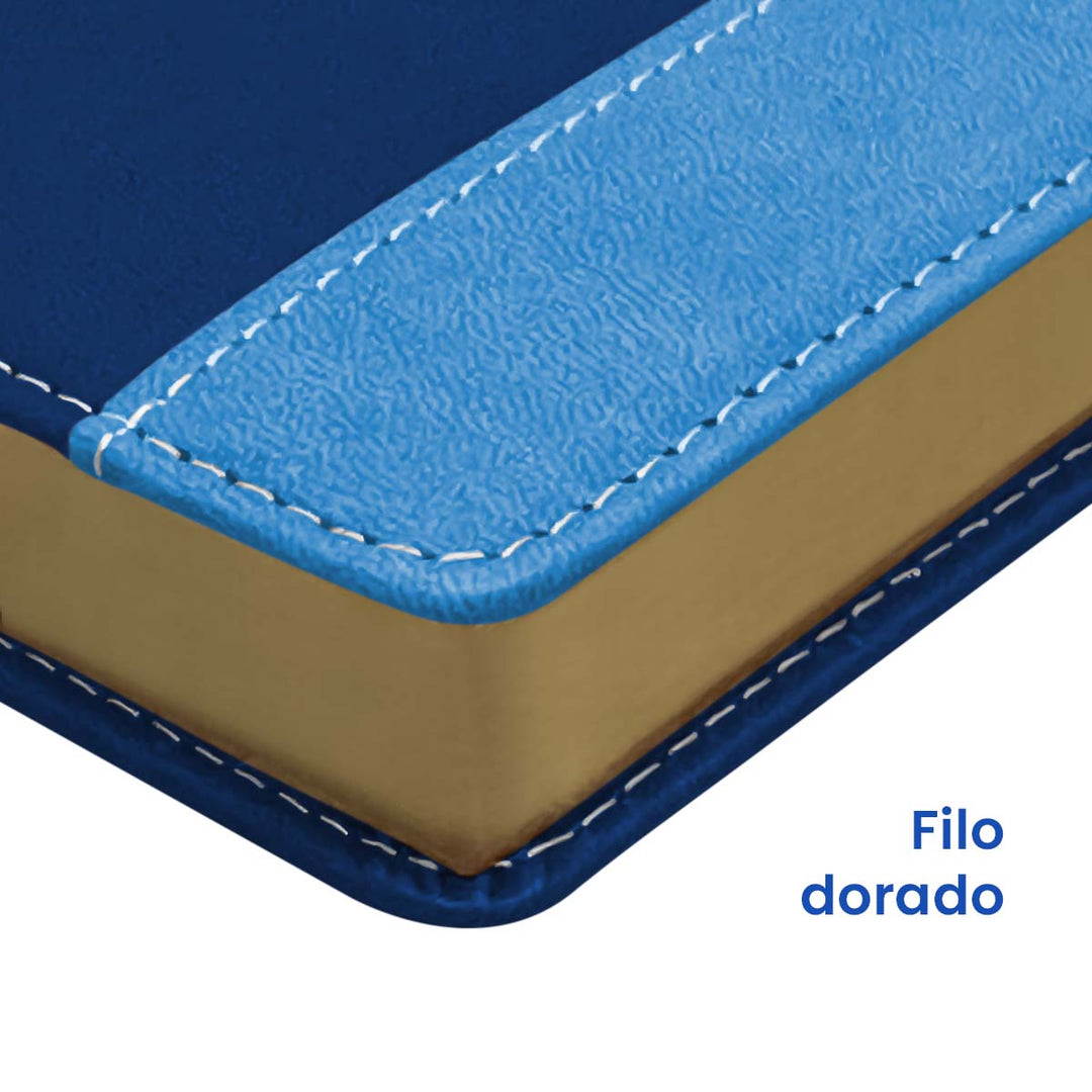 Filo de Agenda con Calculadora 2026 Azul + Grabado Personalizado.