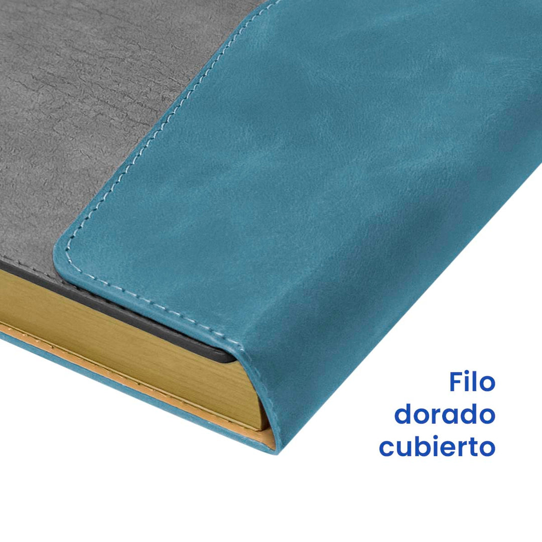 Filo de Agenda Ejecutiva 2026 Gris Solapa + Grabado Personalizado.