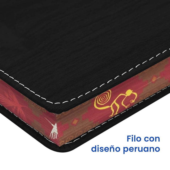 Filo de Agenda Ejecutiva 2026 Negra Amaderada (A5) + Grabado Personalizado.