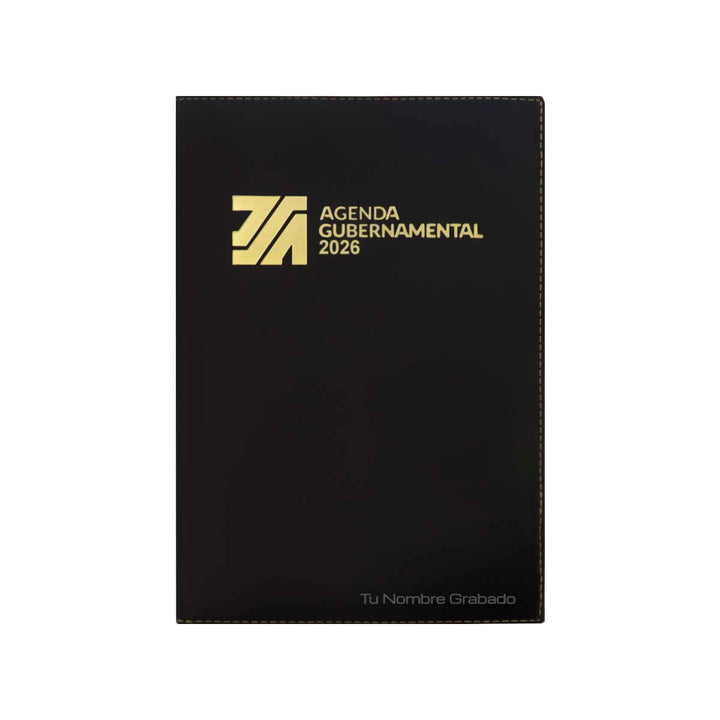 Agenda Gubernamental 2026 + Grabado Personalizado