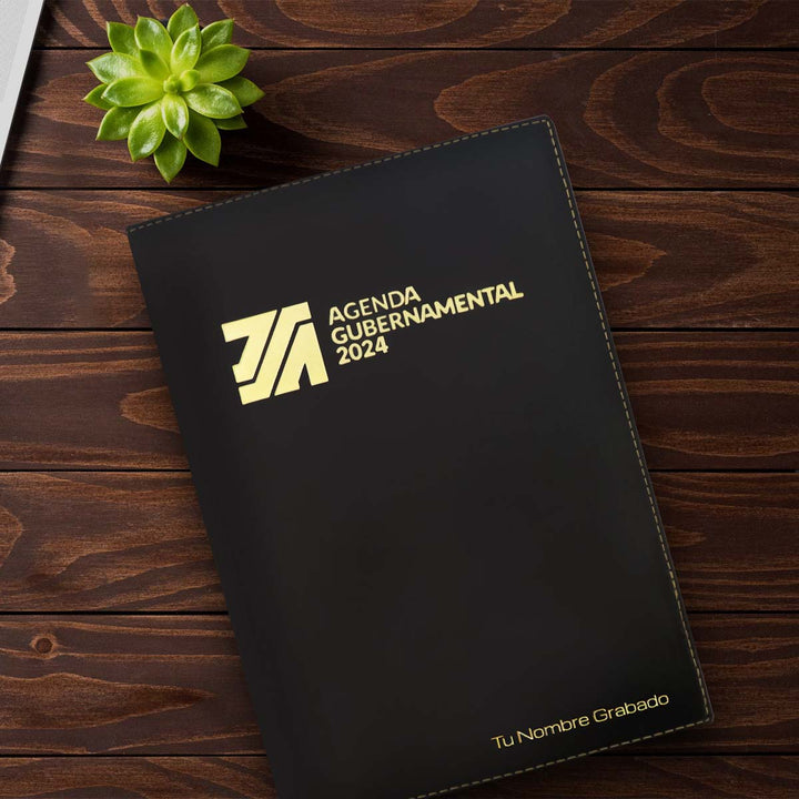 Agenda Gubernamental 2024 + Grabado Personalizado