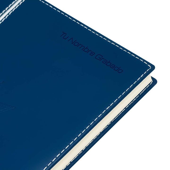 Tu nombre grabado en la portada de Agenda para Abogado 2026 Azul.