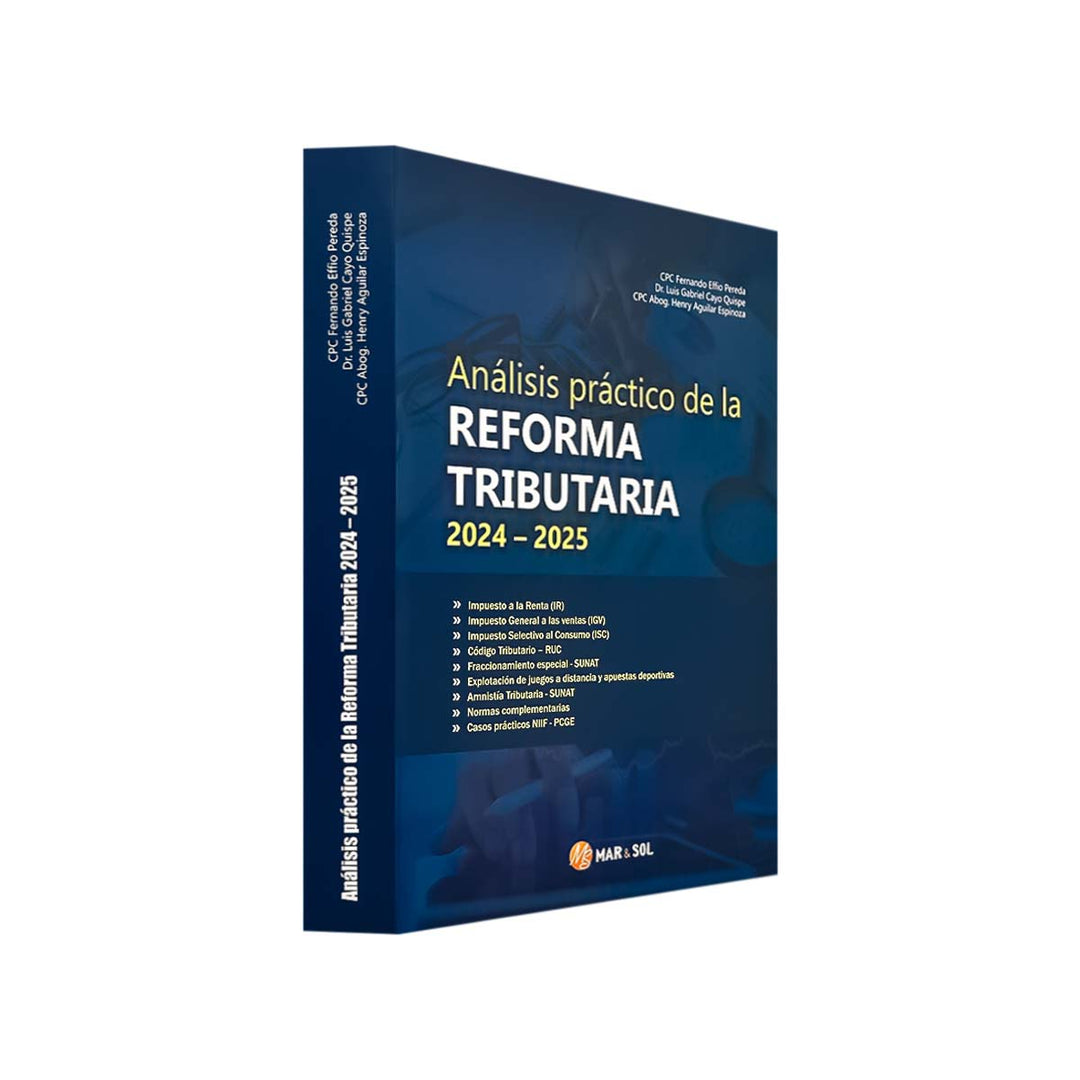 Análisis Práctico de la Reforma Tributaria 2024 - 2025 (Libro + Seminario Virtual Certificado)