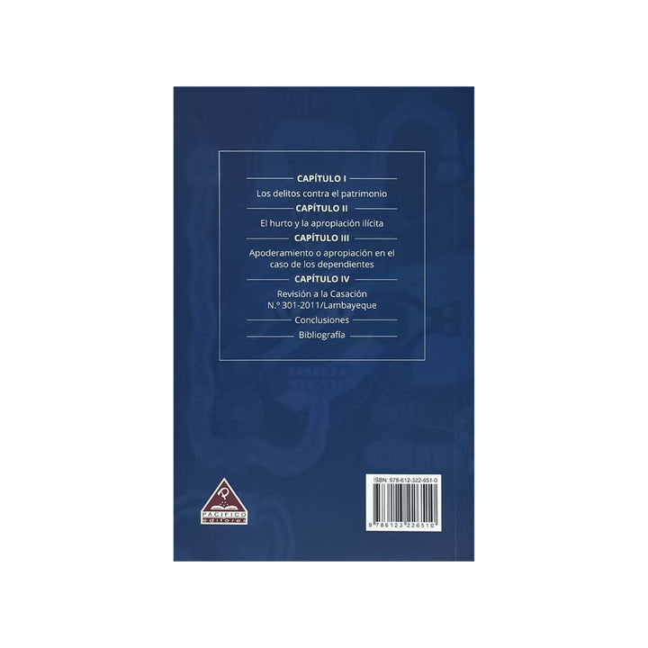 Contracubierta del libro ¿Apoderamiento o Apropiación por parte de Dependientes?