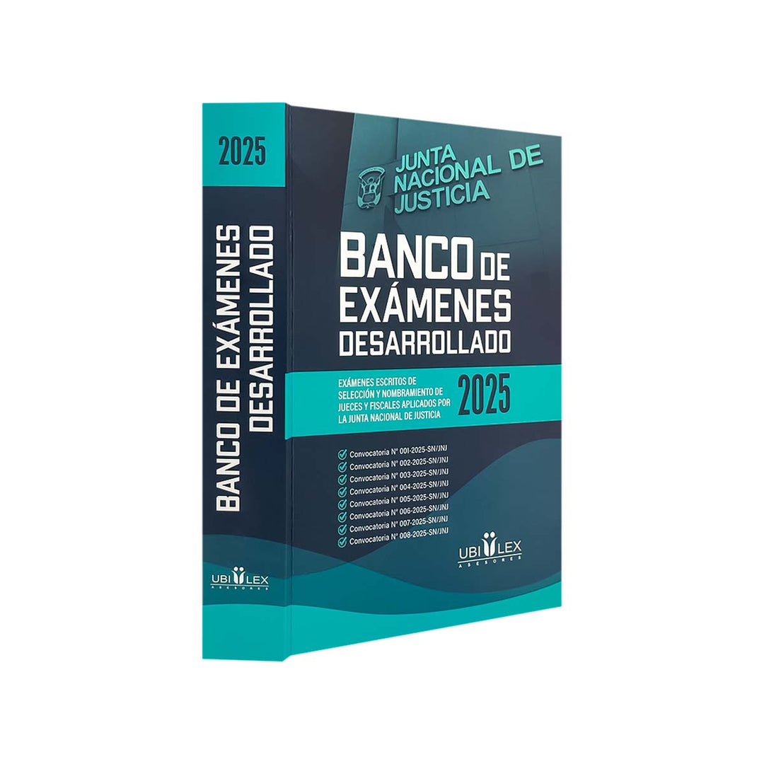 Banco de Exámenes Desarrollado JNJ 2025