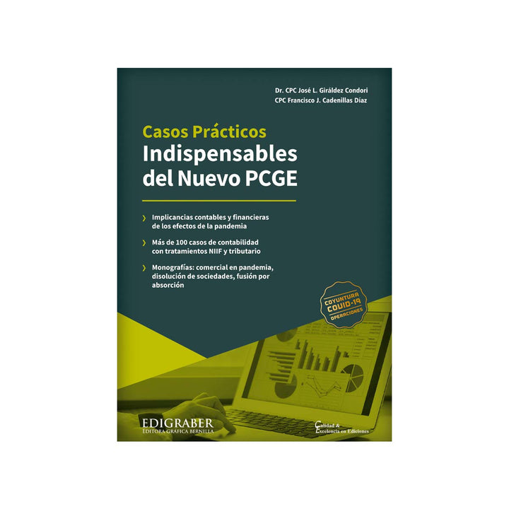 Cubierta del libro Casos Prácticos Indispensables del Nuevo PCGE.