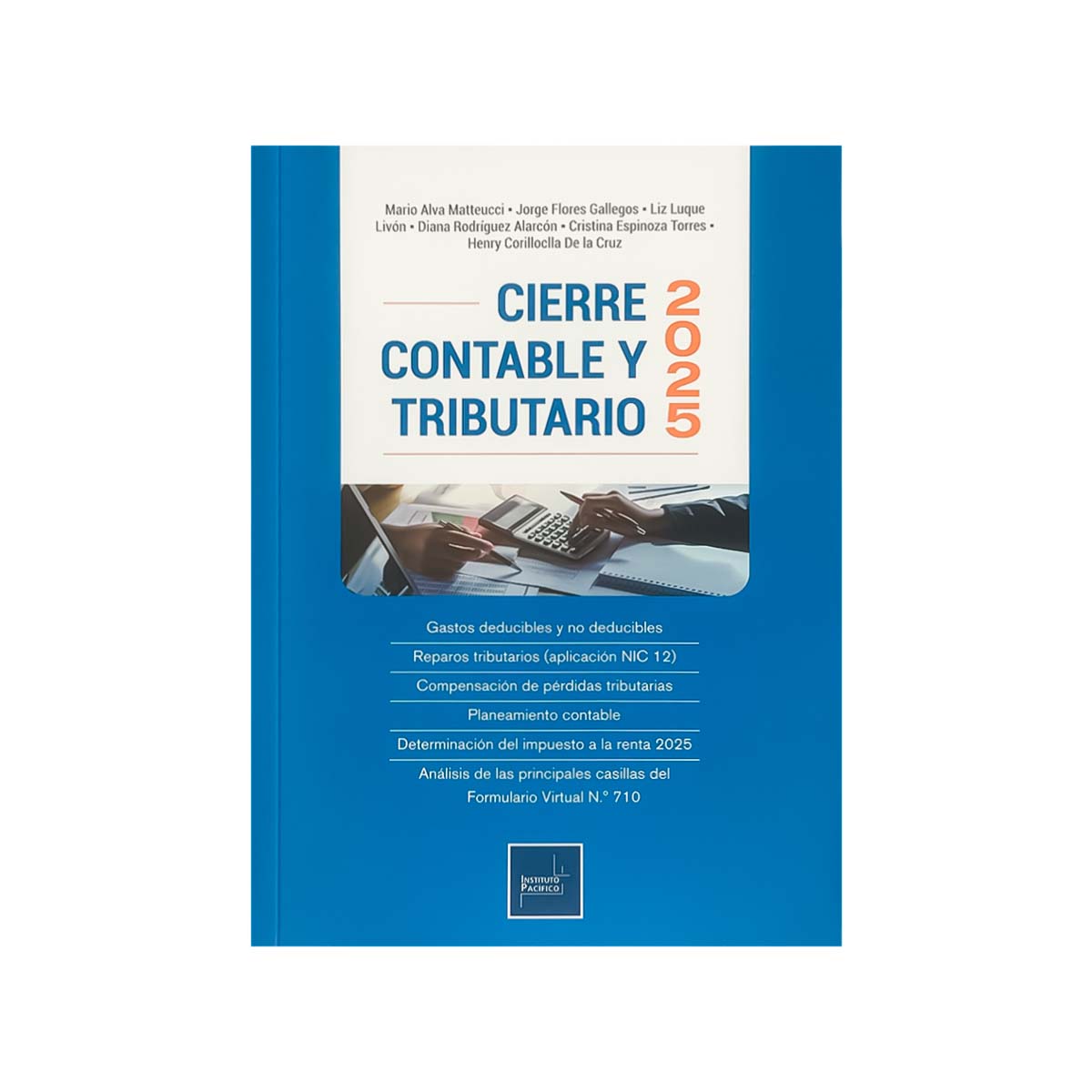 Cubierta del libro Cierre Contable y Tributario 2024: Ejemplos, Gastos Deducibles e Impuesto a la Renta.