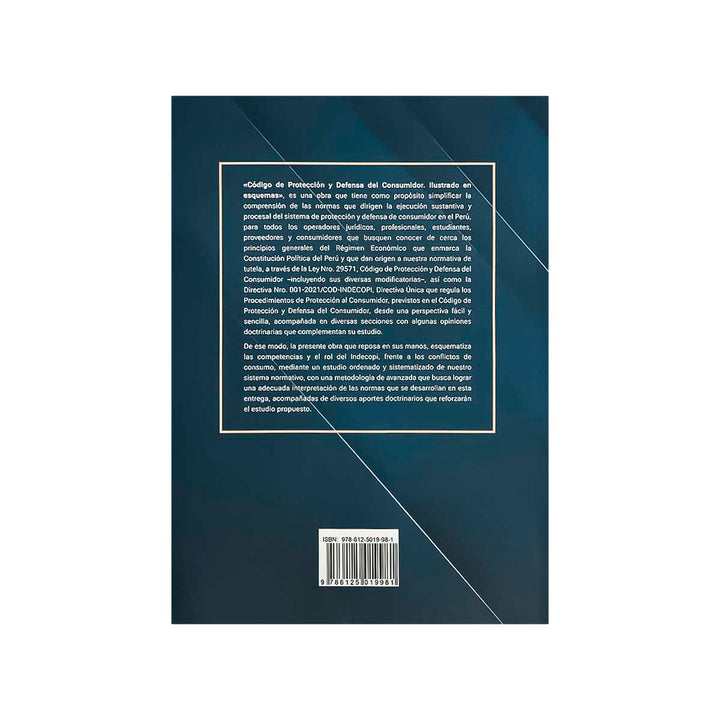 Contracubierta del libro Código de Protección y Defensa del Consumidor.