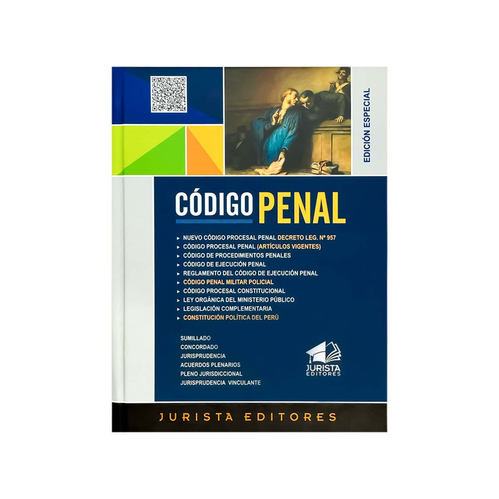 Cubierta del libro Código Civil Peruano Actualizado Jurista Editores (Tapa Dura).