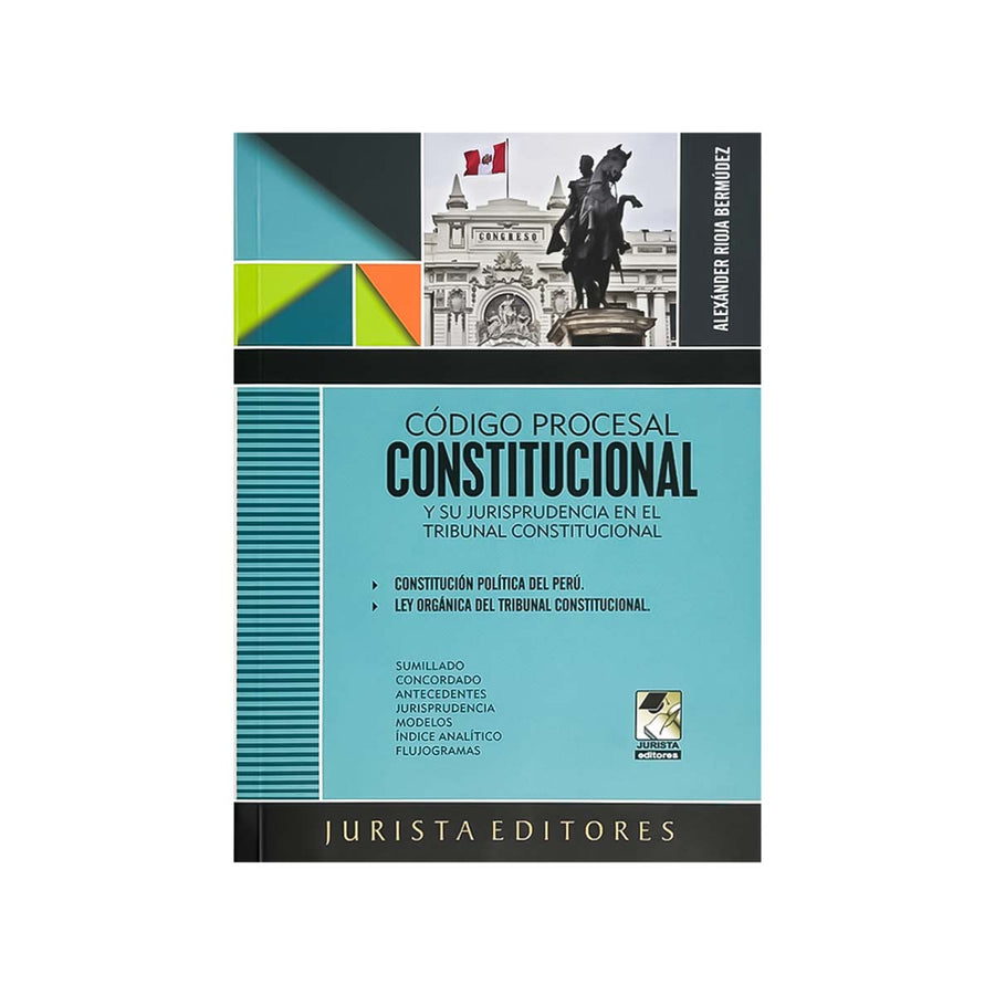 Cubierta del  libro Código Procesal Constitucional y su Jurisprudencia en el Tribunal Constitucional.