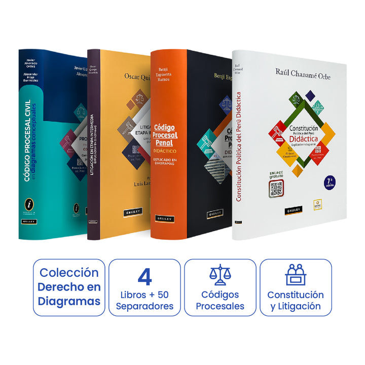 Cubierta de Colección Derecho en Diagramas + Separadores.
