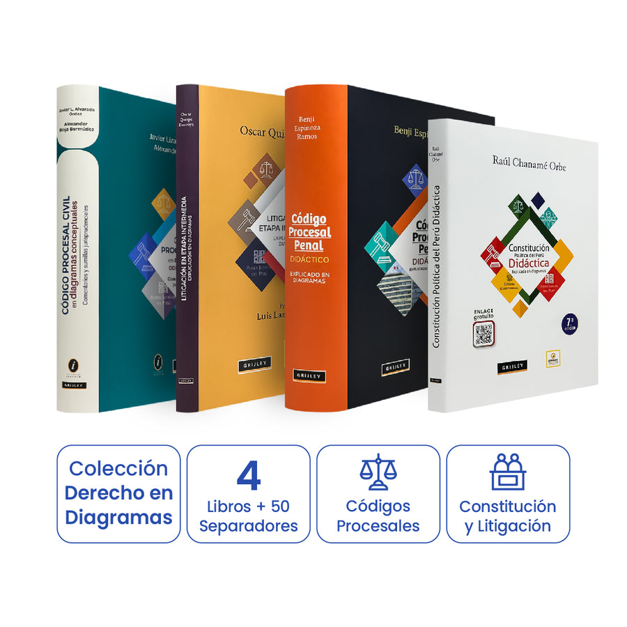 Cubierta de Colección Derecho en Diagramas + Separadores.