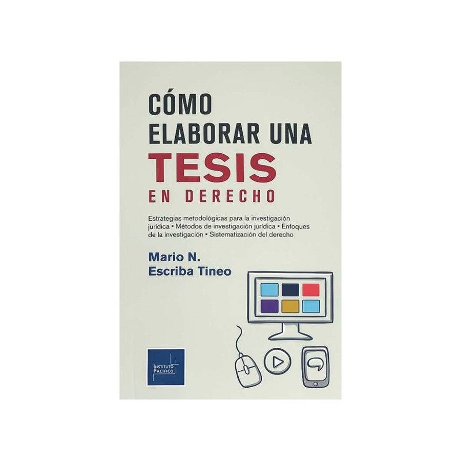 Cubierta del libro Cómo Elaborar una Tesis en Derecho.