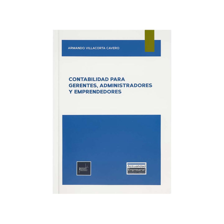 Cubierta del libro Contabilidad para Gerentes, Administradores y Emprendedores.