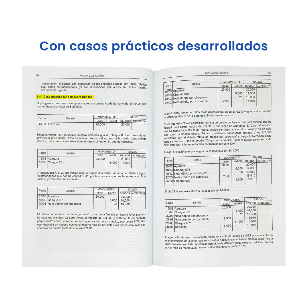 Contabilidad Básica II de Walter Zans Arimana