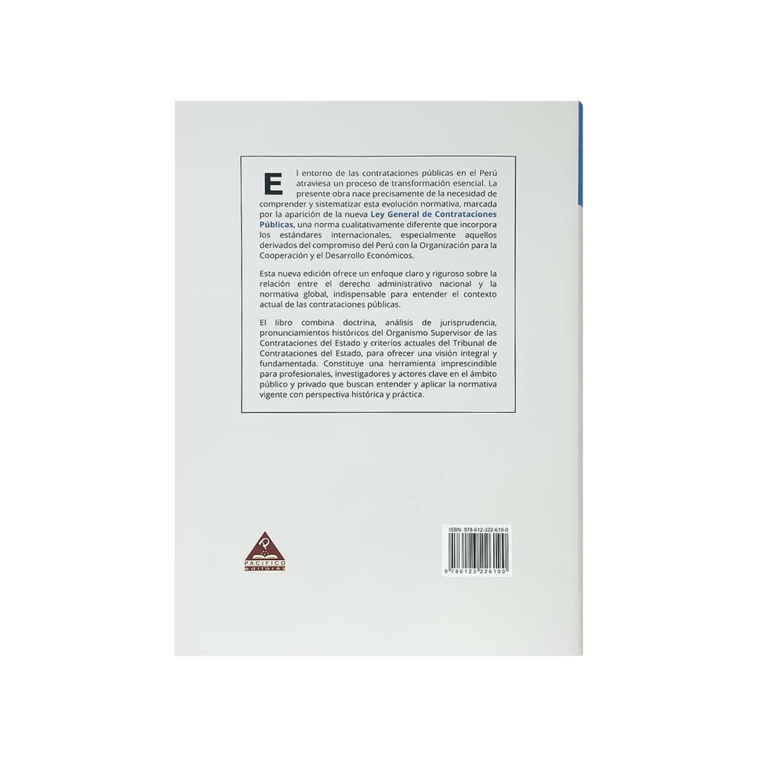 Contracubierta del libro Contrataciones y Adquisiciones del Estado y Normas de Control.