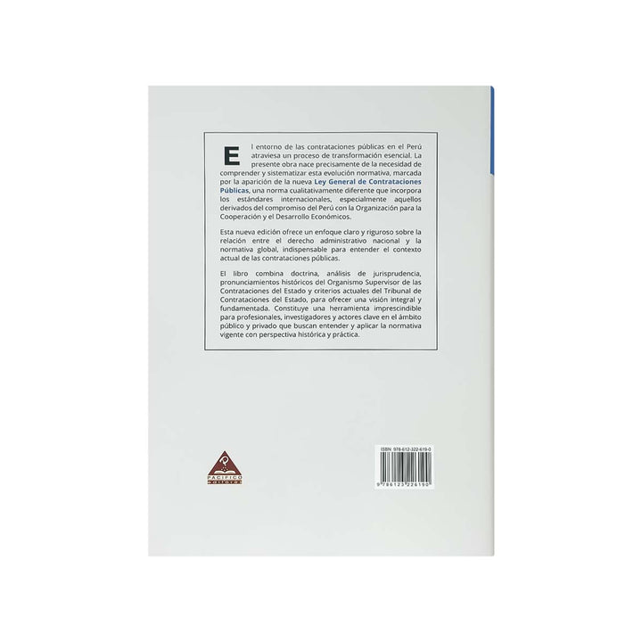 Contracubierta del libro Contrataciones y Adquisiciones del Estado y Normas de Control.