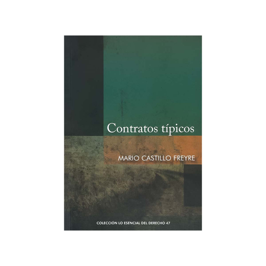 Cubierta del libro Contratos Típicos, de Mario Castillo Freyre.