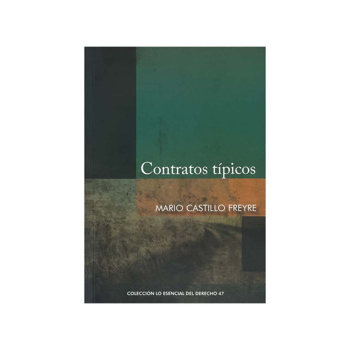 Cubierta del libro Contratos Típicos, de Mario Castillo Freyre.