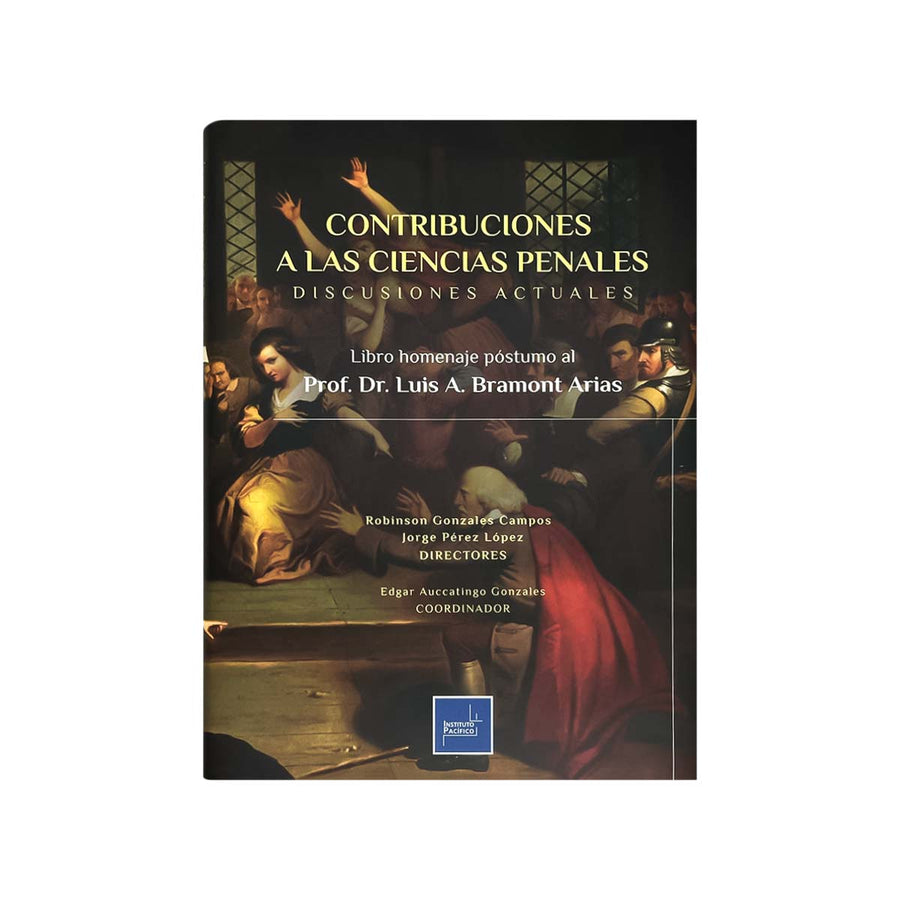 Cubierta del libro Contribuciones a las Ciencias Penales.