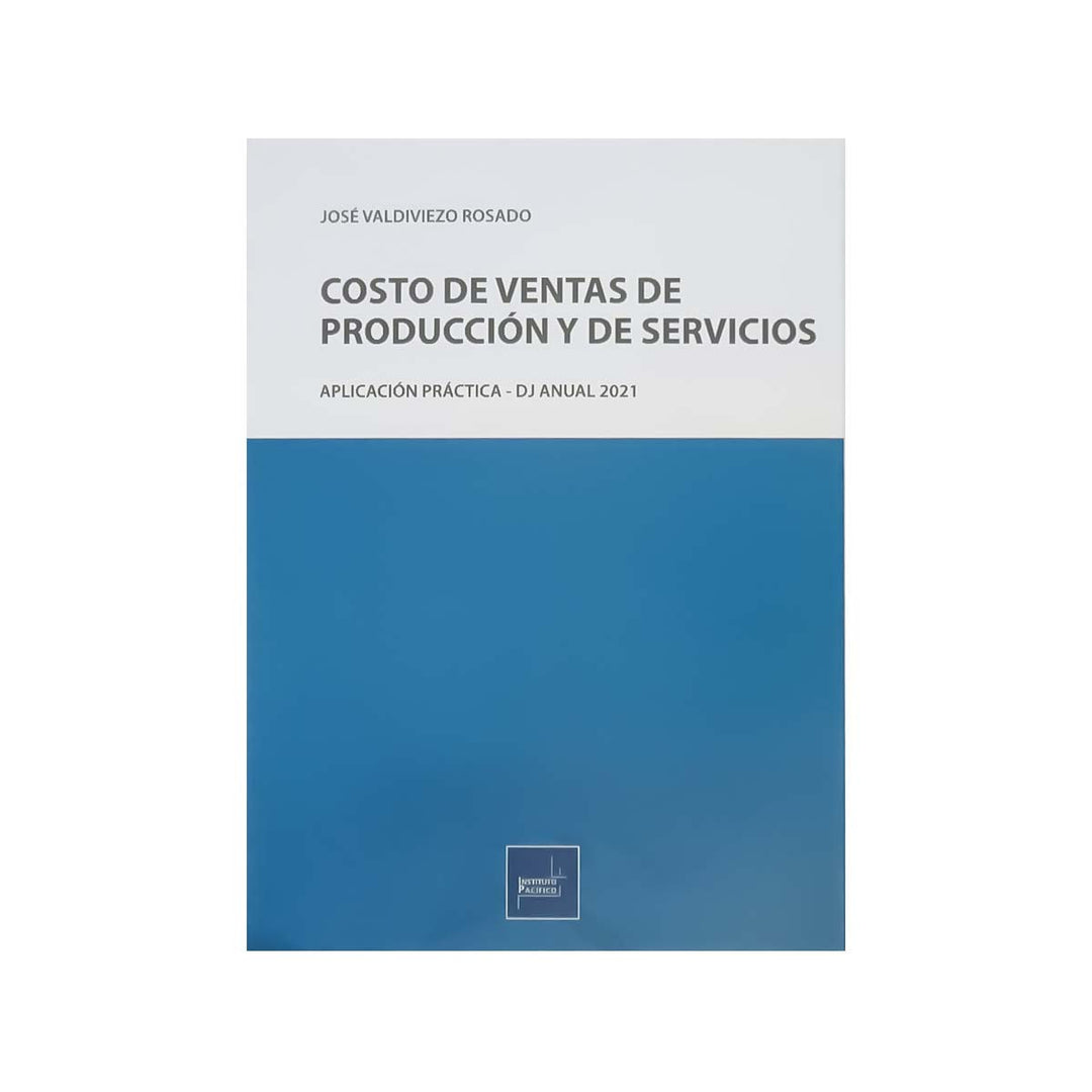 Cubierta del libro Costo de Ventas de Producción y de Servicios.