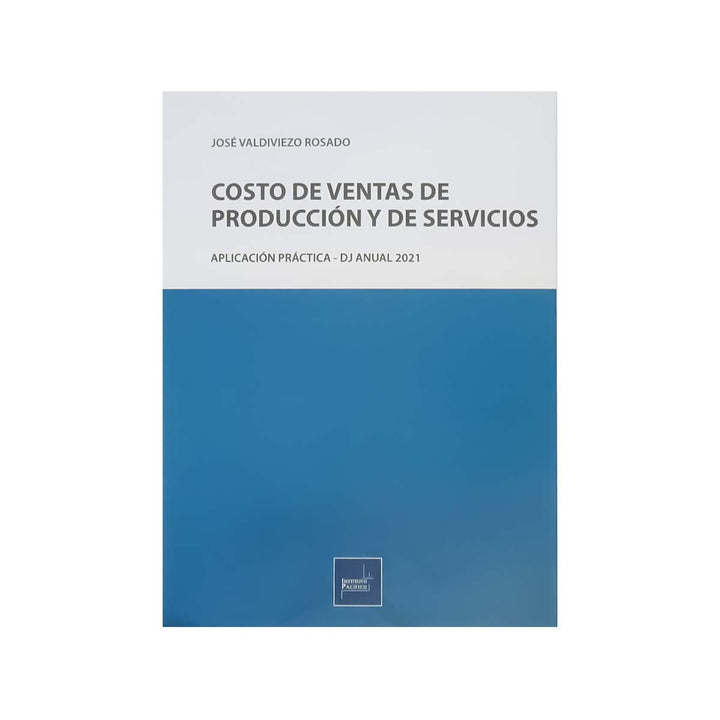 Cubierta del libro Costo de Ventas de Producción y de Servicios.