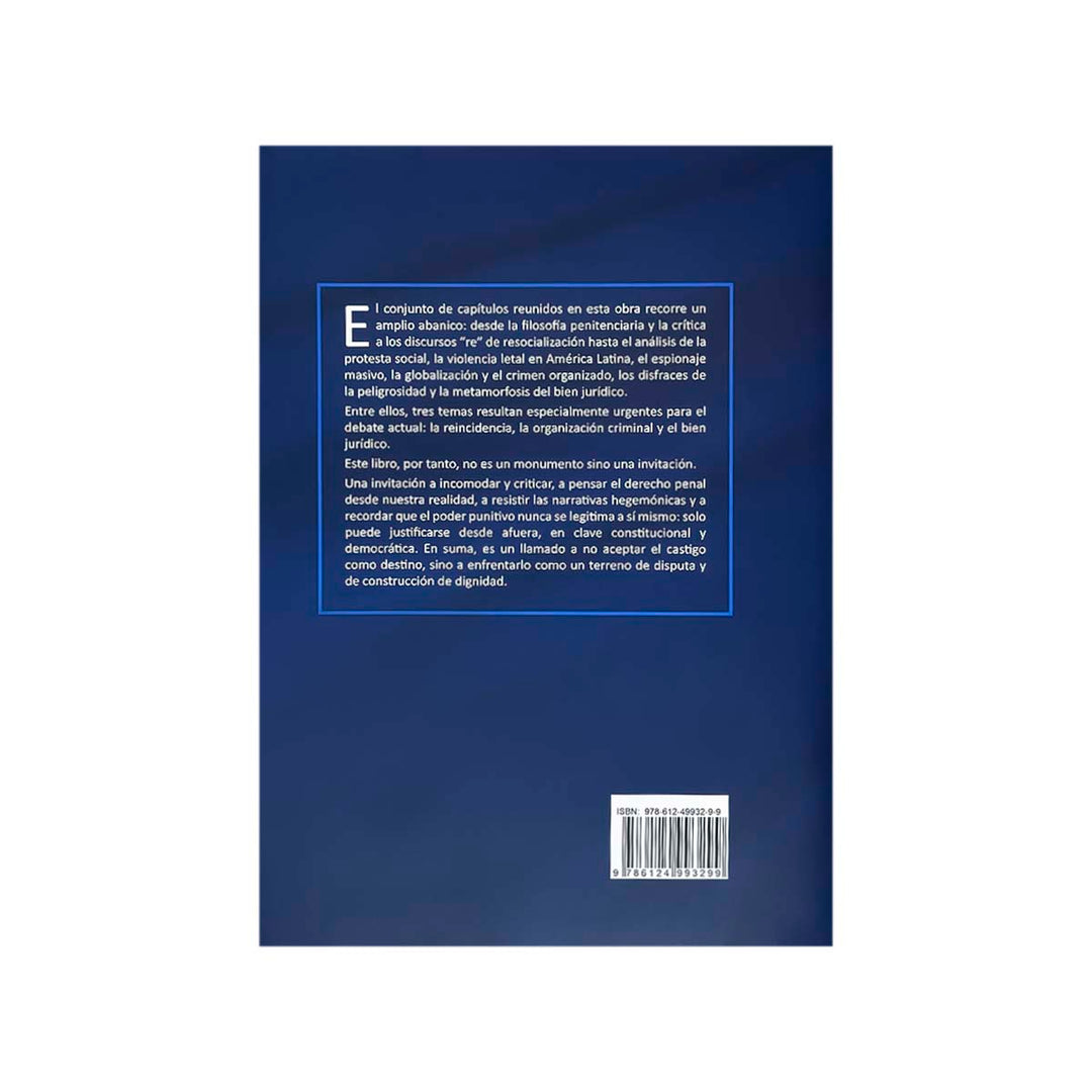 Contracubierta del libro Cuestiones Dogmáticos - Penales y de Política Criminal.