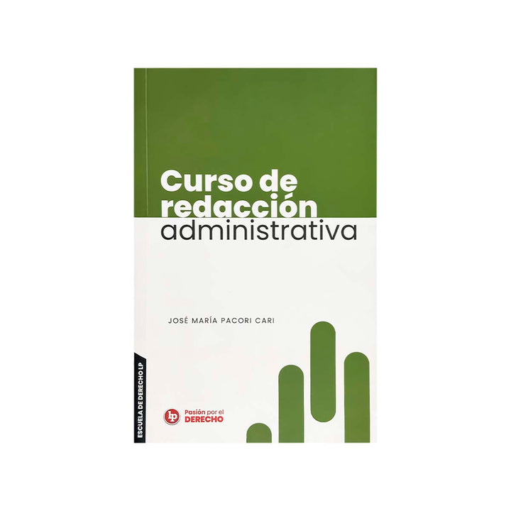 Cubierta del  libro Curso de Redacción Administrativa.