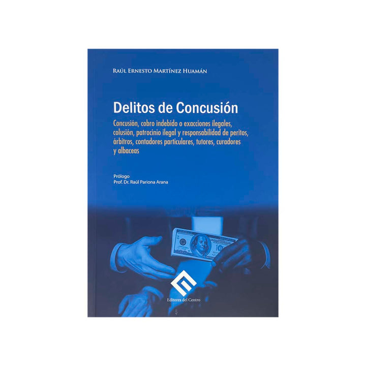 Cubierta del libro Delitos de Concusión.