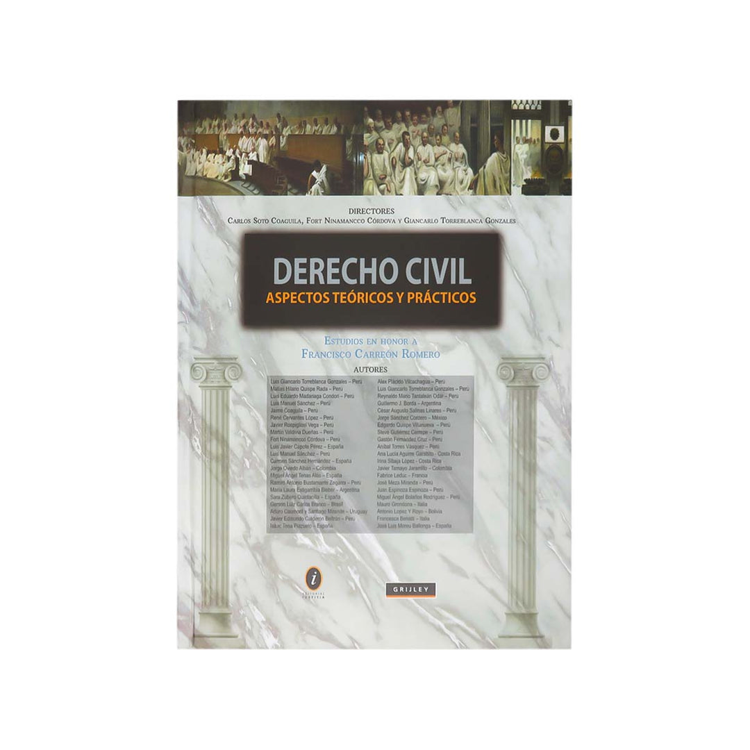 Cubierta del libro Derecho Civil: Aspectos Teóricos y Prácticos.