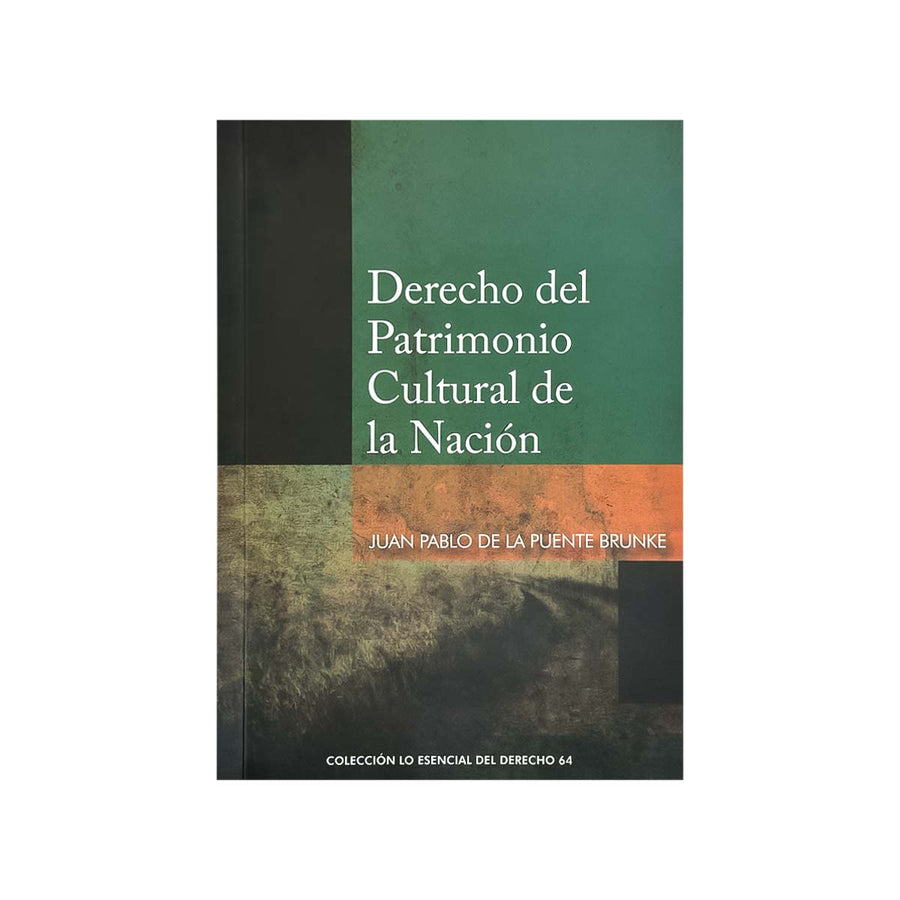 Cubierta del libro Derecho del Patrimonio Cultural de la Nación.