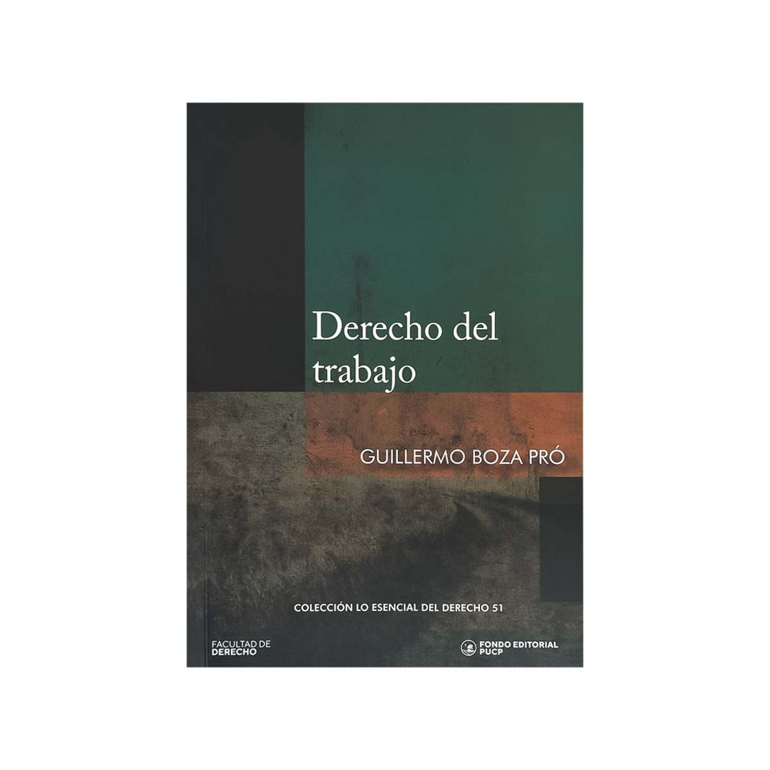 Cubierta del libro Derecho del Trabajo, de Guillermo Boza Pró.