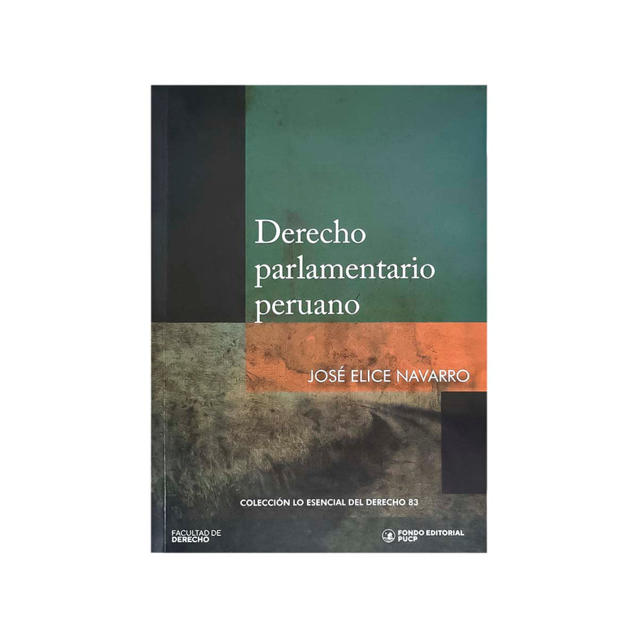 Cubierta del libro Derecho Parlamentario Peruano.
