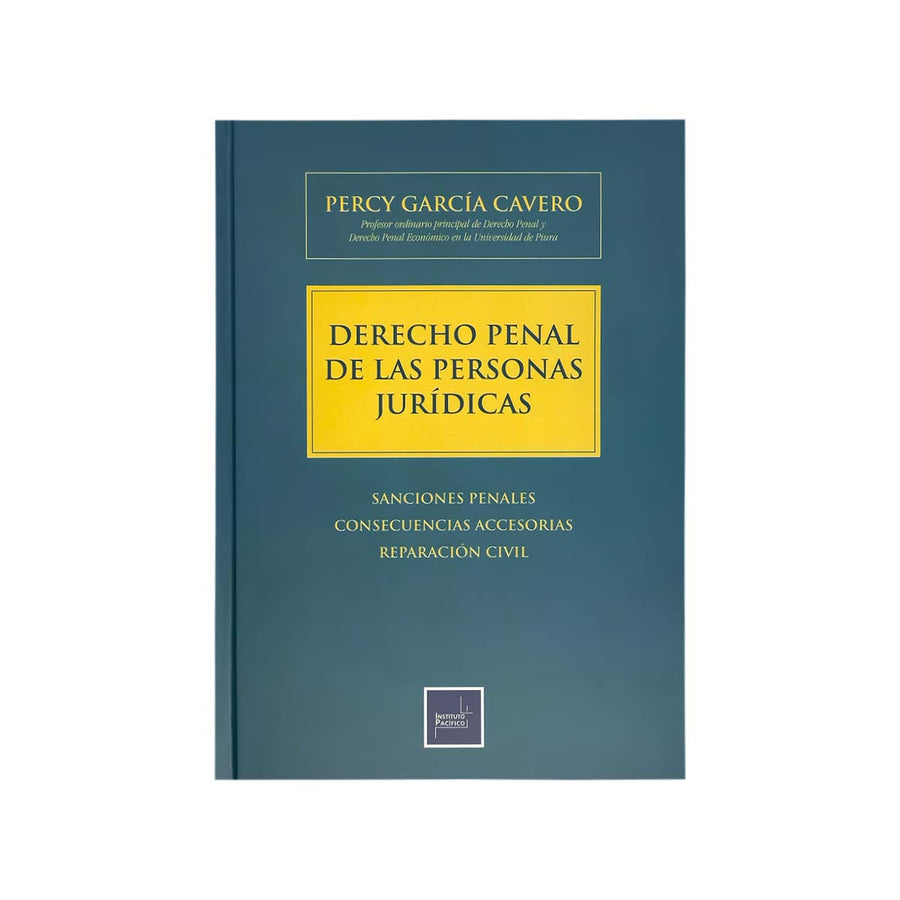 Cubierta del libro Derecho penal de las personas jurídicas.