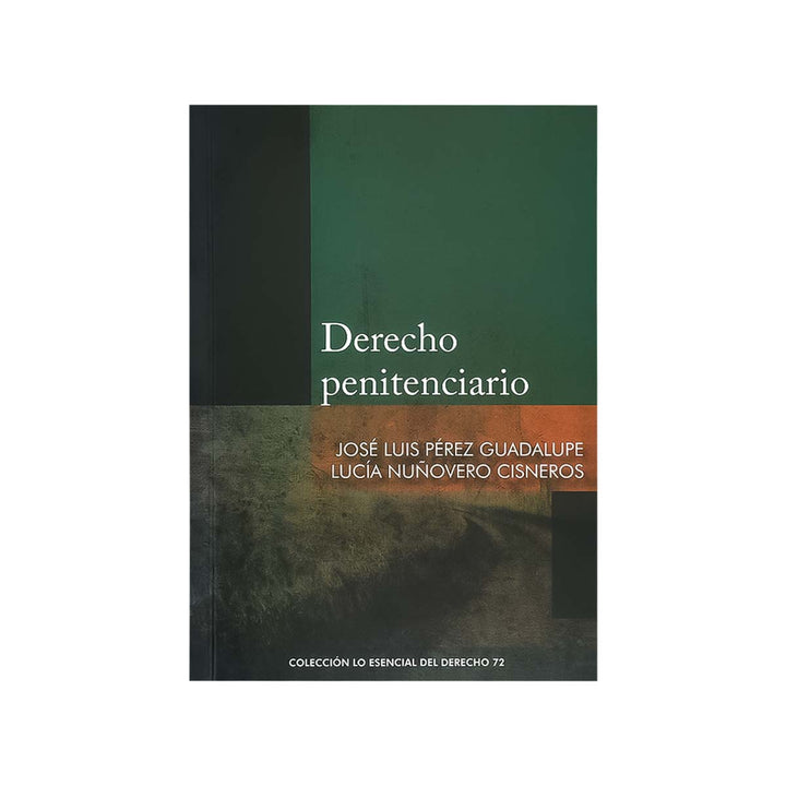 Cubierta del  libro Derecho Penitenciario.