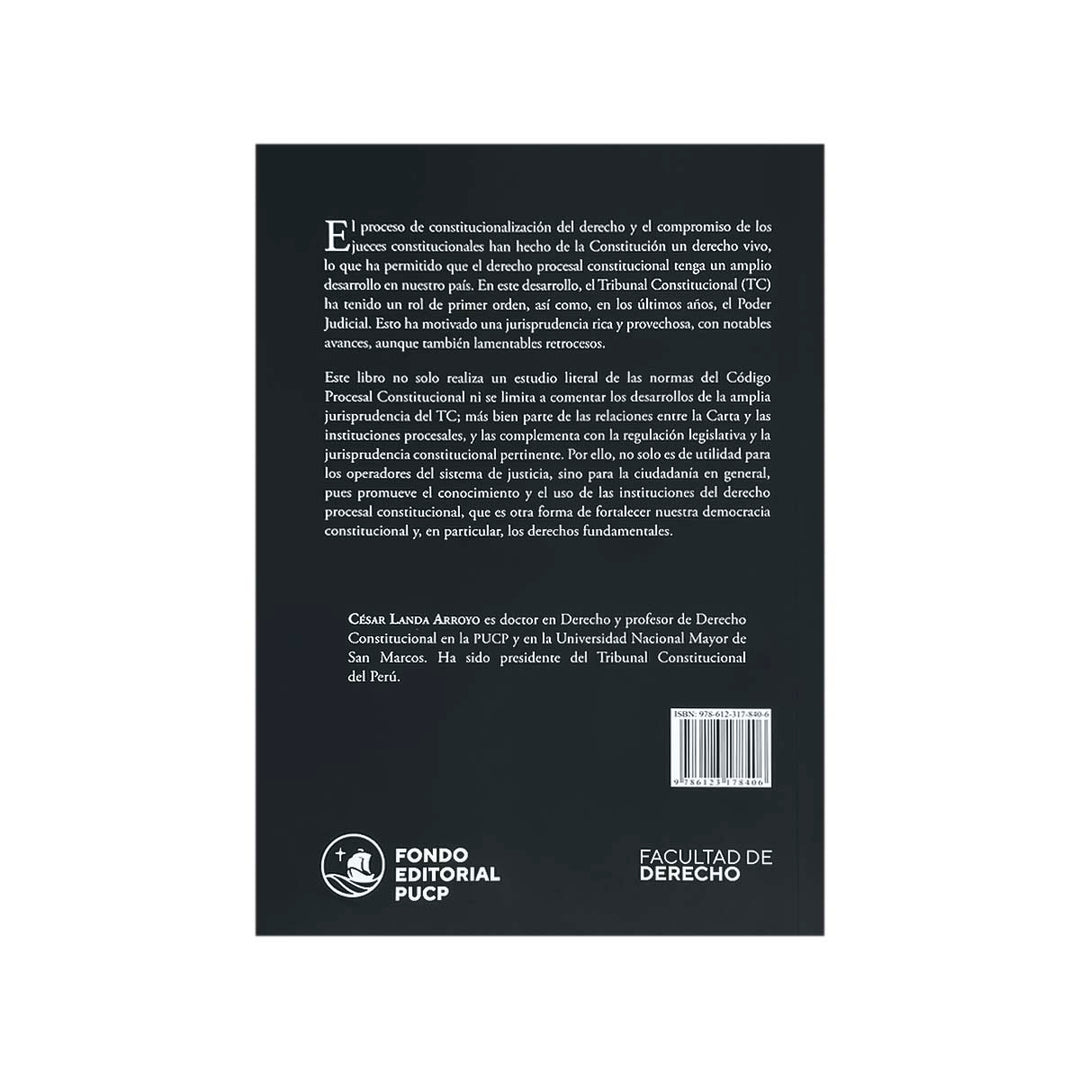 Contracubierta del libro Derecho Procesal Constitucional: Segunda Edición.