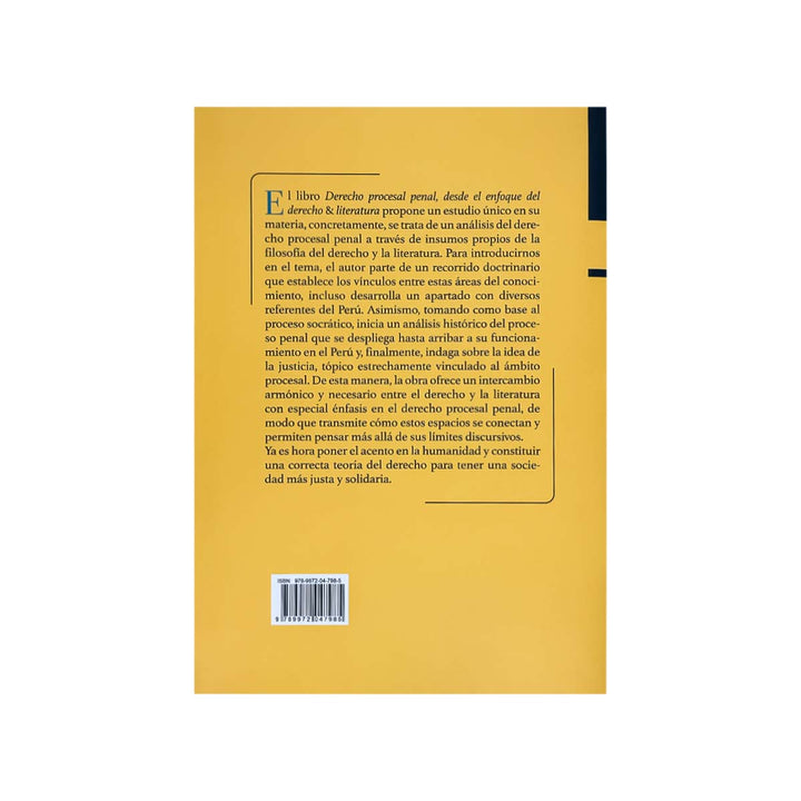 Derecho Procesal Penal, desde el Enfoque del Derecho y Literatura