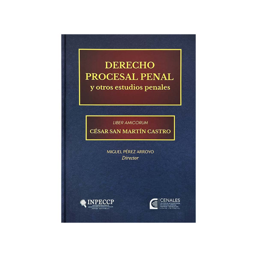 Cubierta del libro Derecho Procesal Penal y otros Estudios Penales.
